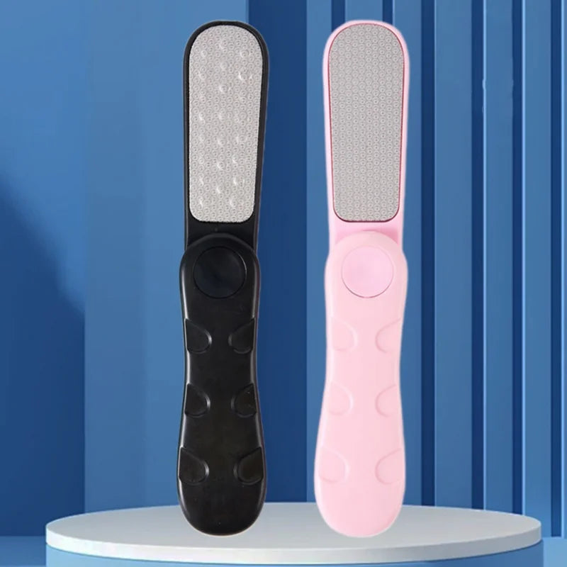 Professional Stainless Steel Foot File Double Sided Foldable Dead Skin Callus Remover Pedicure Tools Exfoliate Scrubber Grater