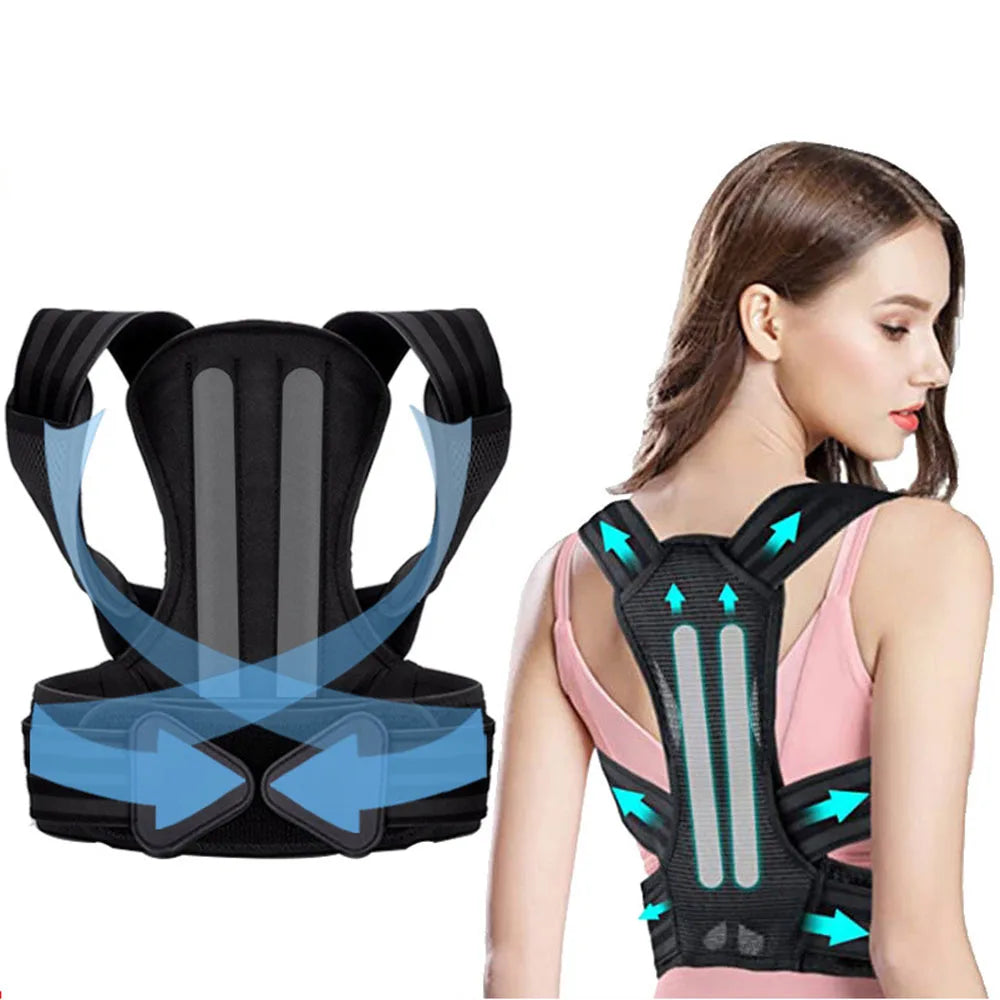 Posture Corrector for Men and Women, Back Brace for Posture, Adjustable and Comfortable, Pain Relief for Back,Shoulders,Neck