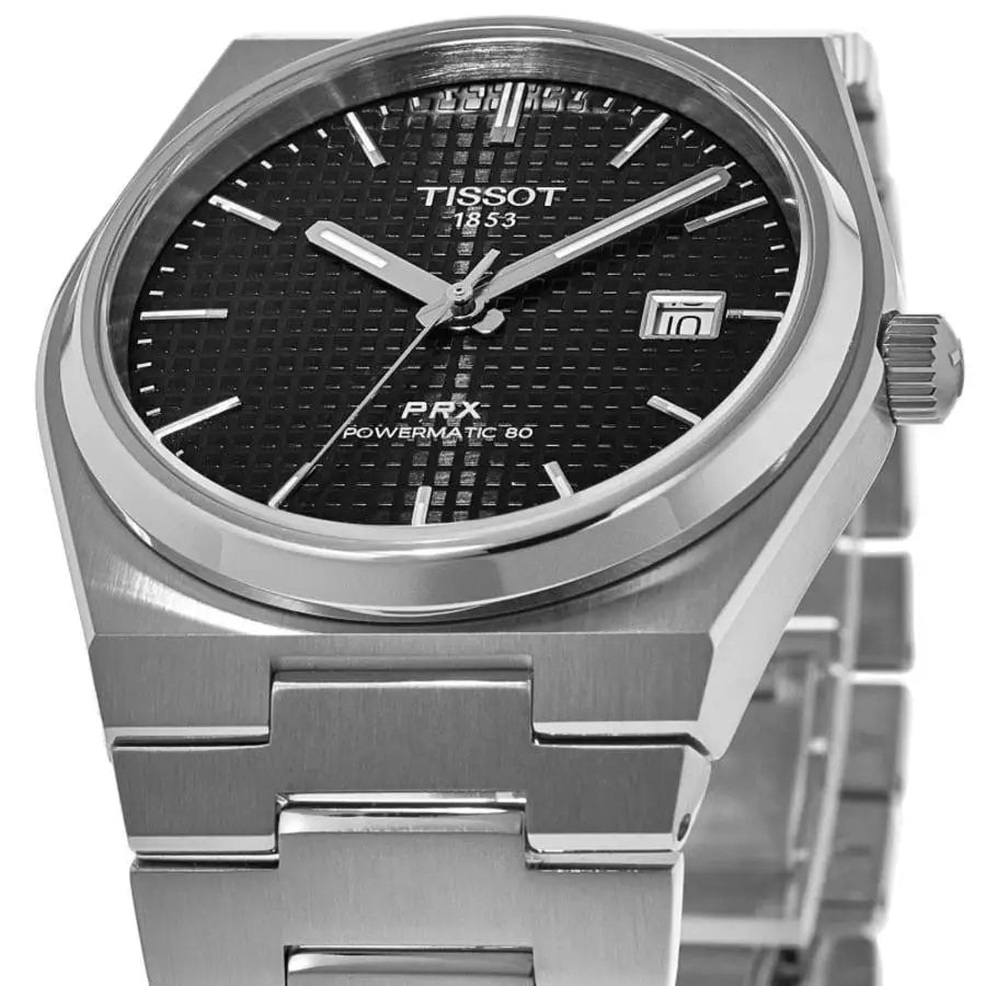 Tissot | PRX Powermatic 80 Black Dial Steel Men's Watch