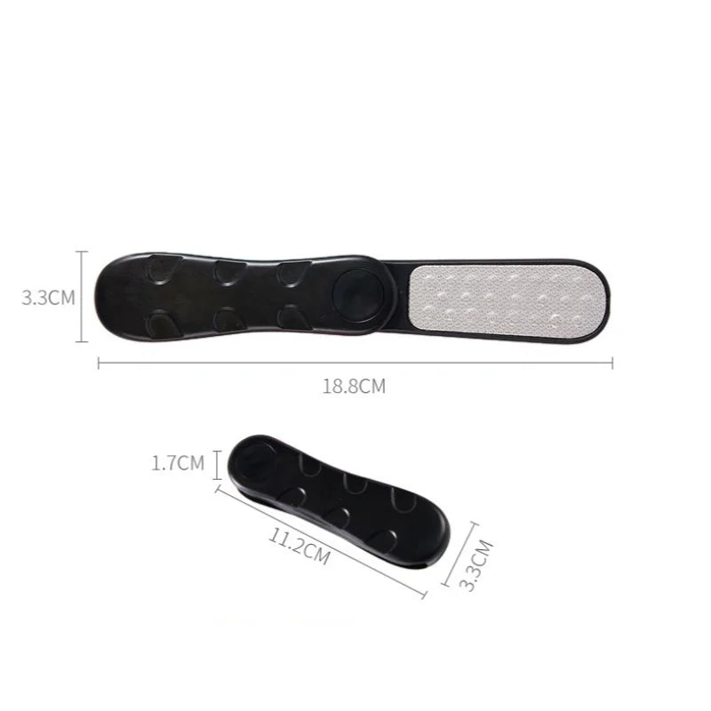 Professional Stainless Steel Foot File Double Sided Foldable Dead Skin Callus Remover Pedicure Tools Exfoliate Scrubber Grater