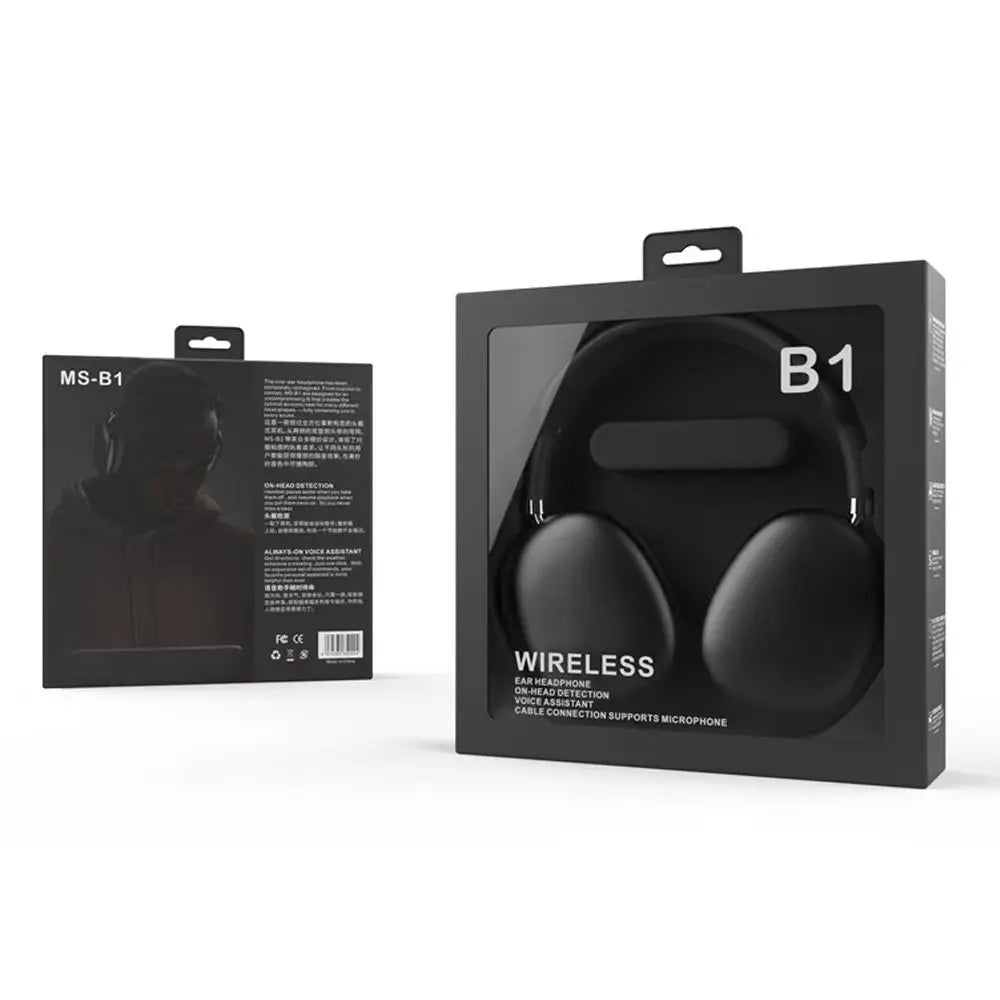 Wireless Bluetooth 5.3 Headset Headphones Outdoor Sports Gaming Wireless Headphones Noise Cancelling Earbuds 3D Hi-Fi sound qual