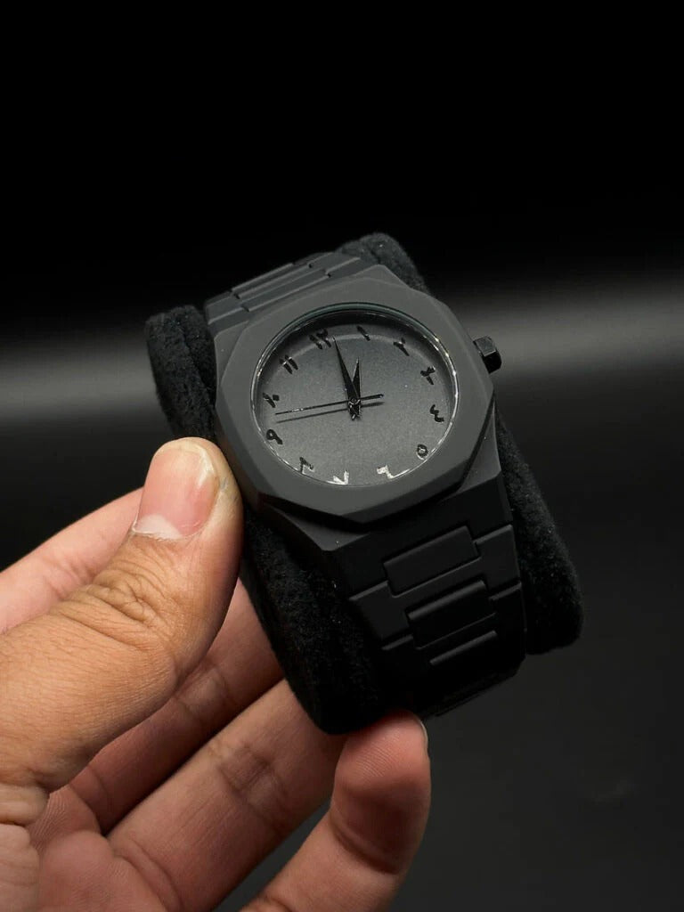 ⌚ “The Black Aura – Time Redefined, Elegance Amplified”