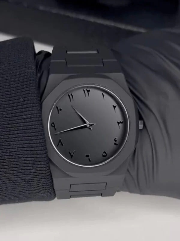⌚ “The Black Aura – Time Redefined, Elegance Amplified”
