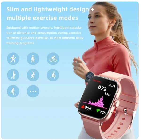 A58 Smart Watch 5 in 1 Women Watch