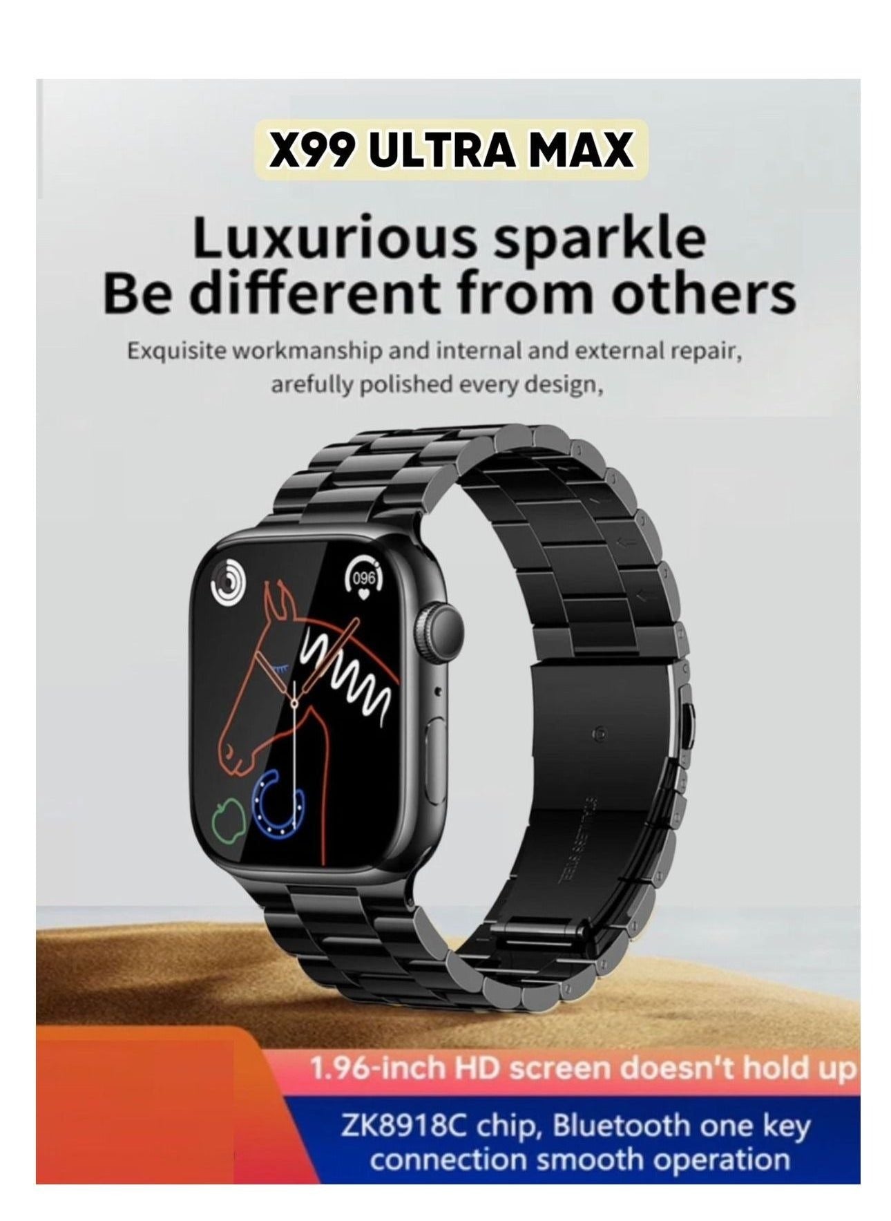 X99 Ultra Max Smart Watch Black Edition