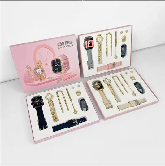 A58 Smart Watch 5 in 1 Women Watch