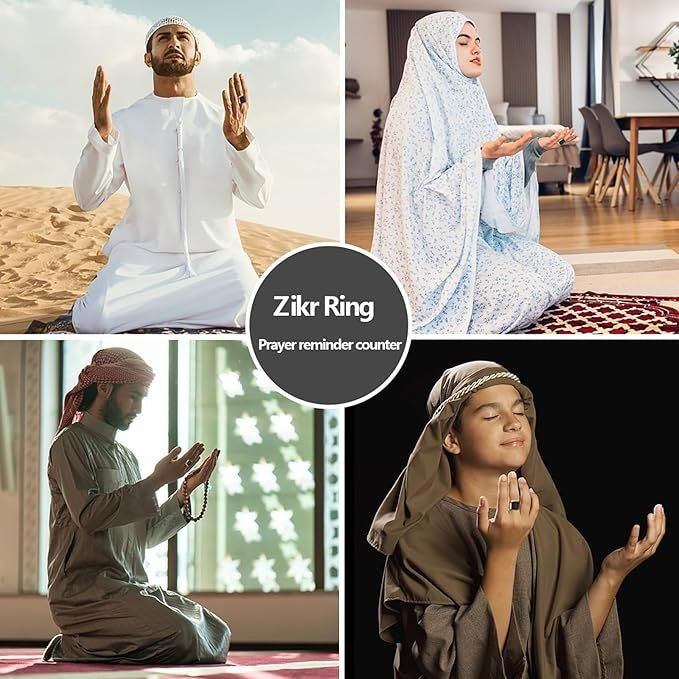 Zikr Smart Ring – Digital Tasbeeh & Multi-Feature Prayer Companion