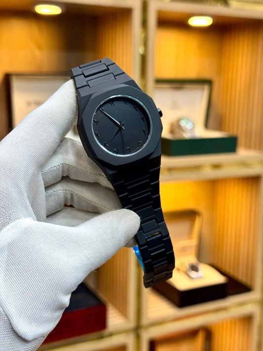 ⌚ “The Black Aura – Time Redefined, Elegance Amplified”